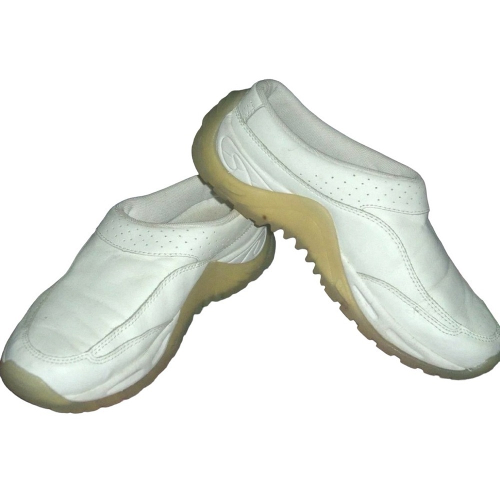 Vintage 90's L.A. Gear Shoes Slides Mules Retro White Logo Streetwear ALT egirl